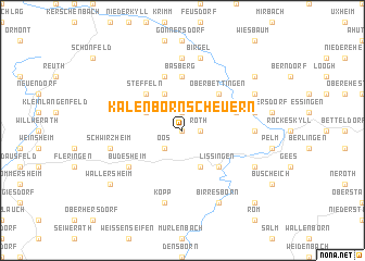 map of Kalenborn-Scheuern