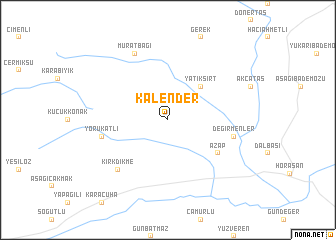 map of Kalender