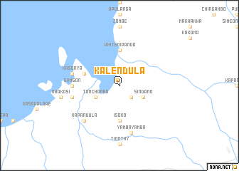 map of Kalendula