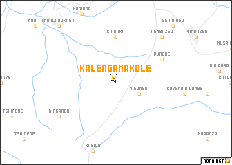 map of Kalenga Makole