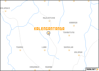 map of Kalenga-Ntanda