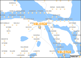 map of Kalenga