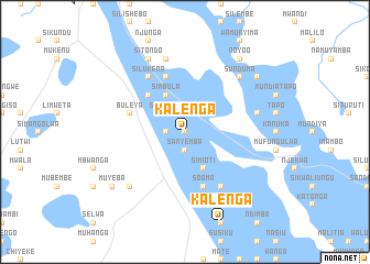 map of Kalenga