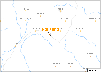 map of Kalenga