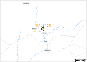 map of Kalenga