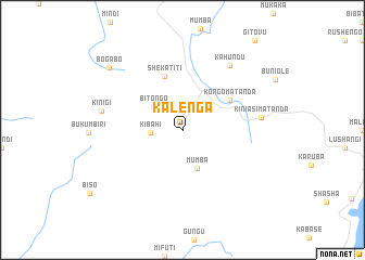 map of Kalenga