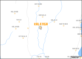 map of Kalenga