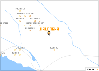 map of Kalengwa