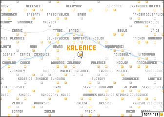 map of Kalenice