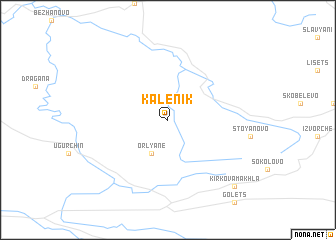 map of Kalenik