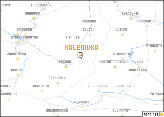 map of Kalenivka