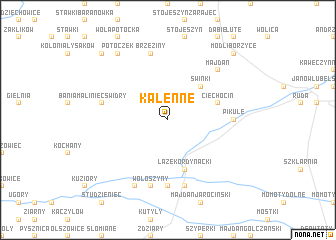 map of Kalenne