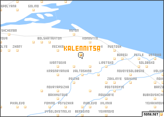 map of Kalennitsa