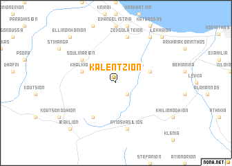 map of Kaléntzion