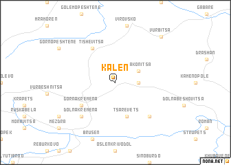 map of Kalen