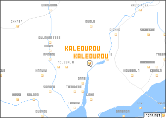 map of Kaléourou
