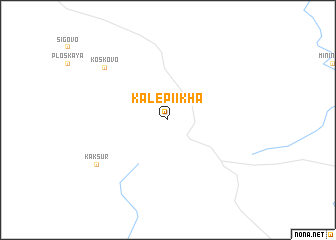 map of Kalepiikha