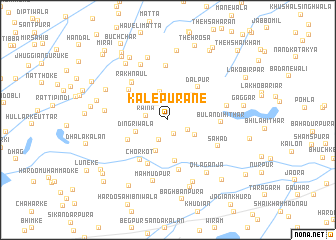 map of Kāle Purāne