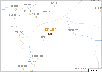 map of Kaler