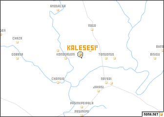 map of Kalesesi