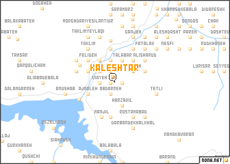 map of Kaleshtar
