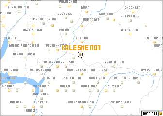 map of Kalesménon