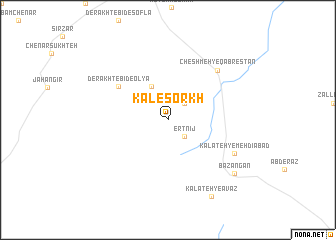 map of Kāl-e Sorkh