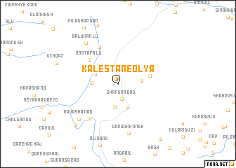 map of Kalestān-e ‘Olyā