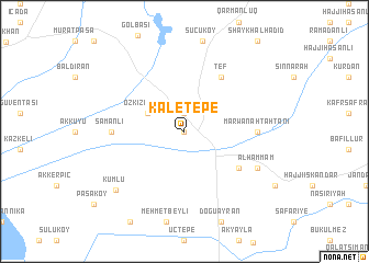 map of Kaletepe