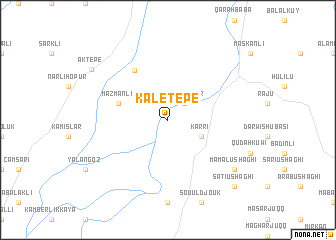 map of Kaletepe