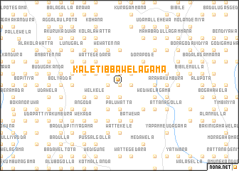 map of Kaletibbawelagama