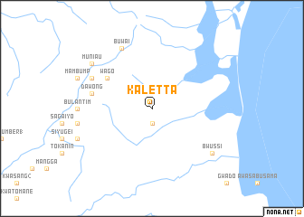 map of Kaletta