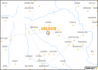 map of Kalevio