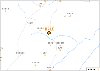 map of Kalé
