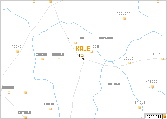 map of Kalé