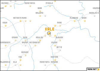 map of Kalé