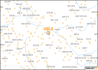 map of Kalë