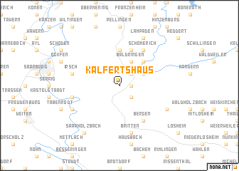 map of Kalfertshaus