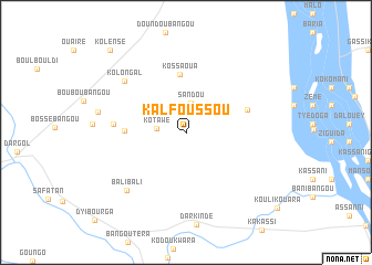 map of Kalfoussou
