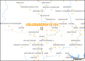 map of Kalgadarreh-ye Yek