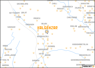 map of Kalgeh Zār
