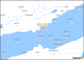 map of Kalgo