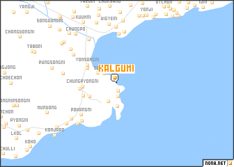 map of Kalgumi