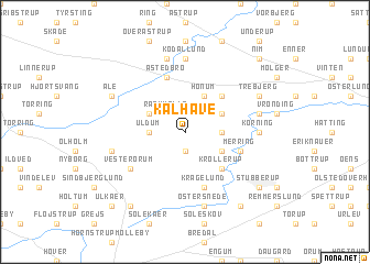 map of Kalhave