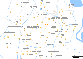 map of Kalhora