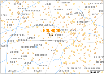 map of Kalhora