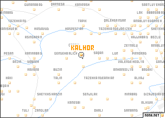 map of Kalhor