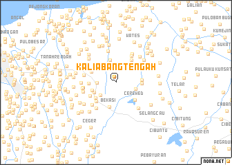 map of Kaliabang-tengah