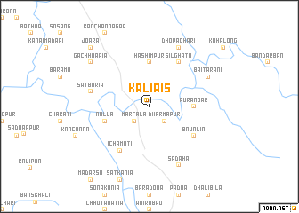 map of Kaliais