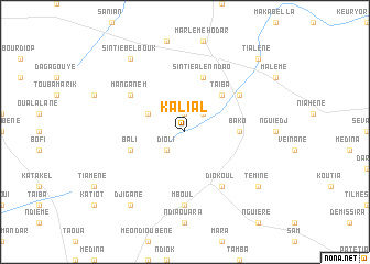 map of Kalial